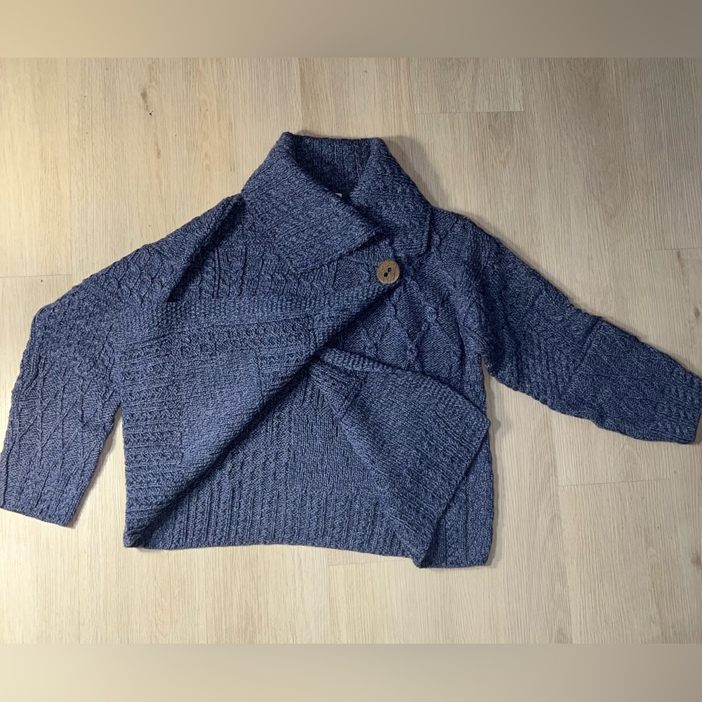Carriag Donn Womens Merino Wool Knit Button Cardigan Sweater Size XL